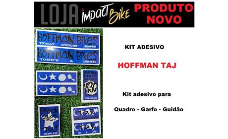 KIT ADESIVOS PARA QUADRO E BIKE BMX HOFFMAN TAJ AZUL