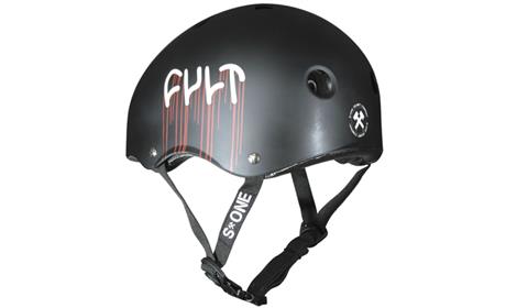 CAPACETE INFANTIL S-ONE S1 CULT PRETO FOSCO