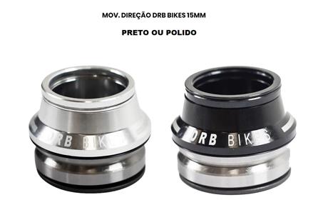 MOV. DIREÇÃO DRB BIKES 15MM PRETO ou POLIDO