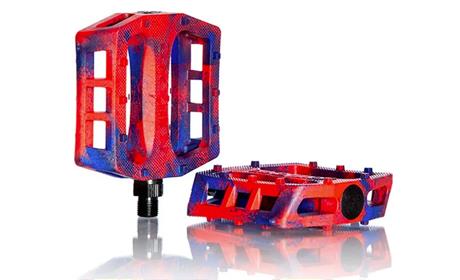  PEDAL DEMOLITION TROOPER NYLON AZUL / VERMELHO