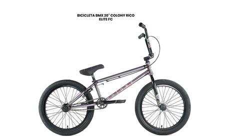 BICICLETA BMX 20" COLONY RICO ELITE FC 20.60 ROXO VERNIZ