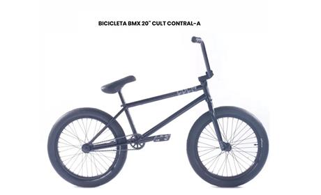 BICICLETA BMX 20 CULT CONTROL 20.75 PRETO