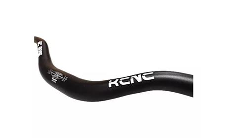 GUIDÃO MTB KCNC SCANDIUM BONE CURVO 31.8MM x 710mm x 2 PRETO