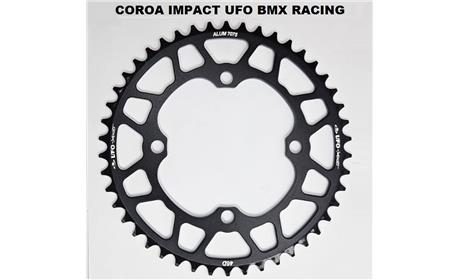 COROA IMPACT UFO ( BY IMPACT ) 46 DENTES 4 FUROS BCD 104MM BMX RAING