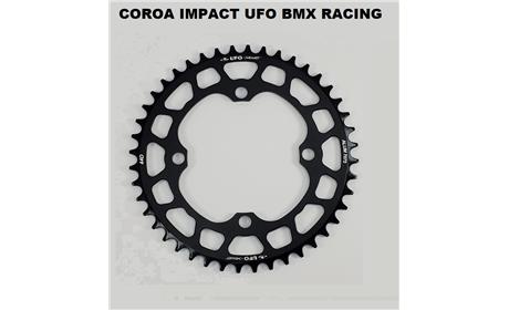 COROA IMPACT UFO ( BY IMPACT ) 44 DENTES 4 FUROS BCD 104MM BMX RAING