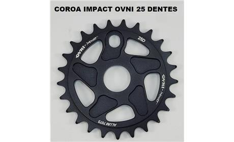 COROA IMPACT OVNI ( BY IMPACT ) 25 DENTES PRETA