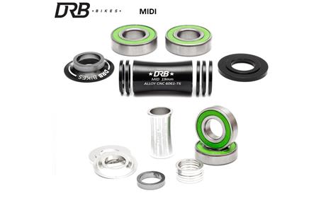 MOV. CENTRAL DRB BIKES MID 19MM PRETO ou PRATA