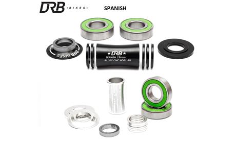 MOV. CENTRAL DRB BIKES SPANISH 19 MM PRETO