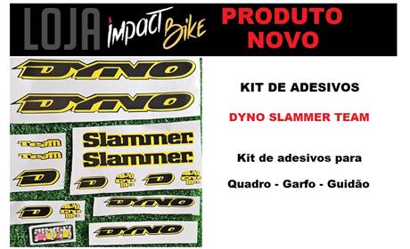 KIT ADESIVOS PARA QUADRO E BIKE BMX DYNO SLAMMER
