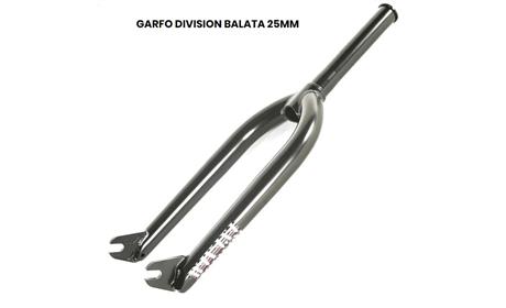GARFO DIVISION BALATA 25MM PRETO