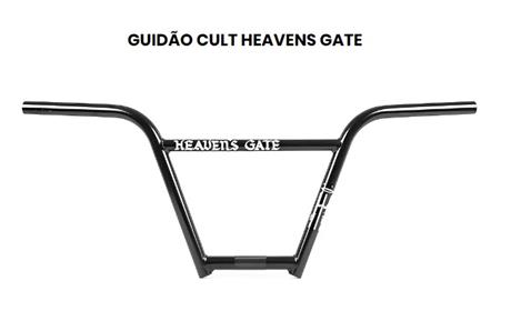 GUIDÃO CULT HEAVENS GATE 9 - 4.420 e 9.65 PRETO