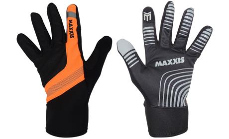 LUVA MAXXIS PRETO/LARANJA/CINZA 163