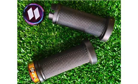 MANOPLA SNAFU MINI LOCK-ON 95MM PRETO / ÓLEO