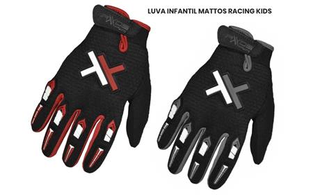 LUVA MATTOS MX PRO KIDS CONSULTE TAMANHOS e CORES