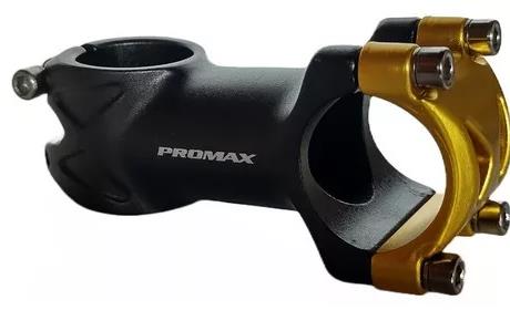 MESA PROMAX MTB 70MM x 6º PRETA - DOURADA  31.8MM