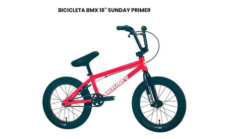 BICICLETA SUNDAY PRIMER ARO 16 VERMELHA