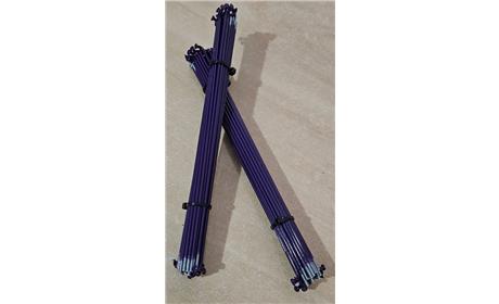 RAIO ARO 20 AÇO 187MM s/ NiPPLES 36 UNIDADES ROXO