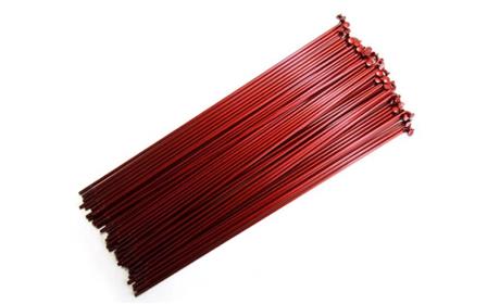RAIO ARO 20 ANODIZADO 187MM s/ NiPPLES 36 UNIDADES VERMELHO