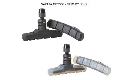 SAPATA ODYSSEY SLIM BY FOUR PRETO ou TRANSPARENTE