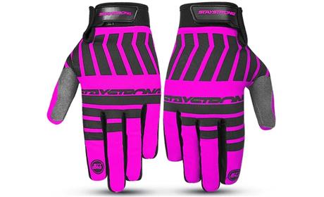LUVA STAY STRONG CHEV STRIPE ROSA INFANTIL M