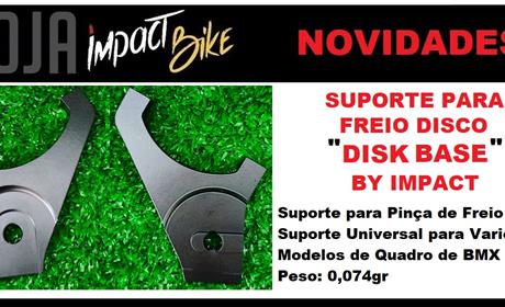 ADAPTADOR SUPORTE PARA FREIO DISCO DISC BASE BY IMPACT UNIVERSAL  DISCO 140MM