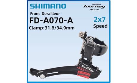 CÂMBIO DIANTEIRO SHIMANO TOURNEY A070 2 x 7V  SPEES e MTB