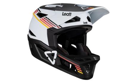 CAPACETE FULL FACE LEATT GRAVITY 4.0 PRETO BRANCO