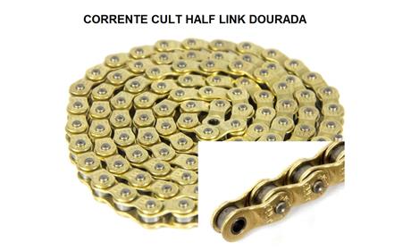 CORRENTE CULT HALF LINK DOURADA
