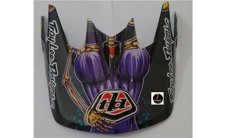 PALA CAPACETE D3 TROY LEE MEDUSA ROXO
