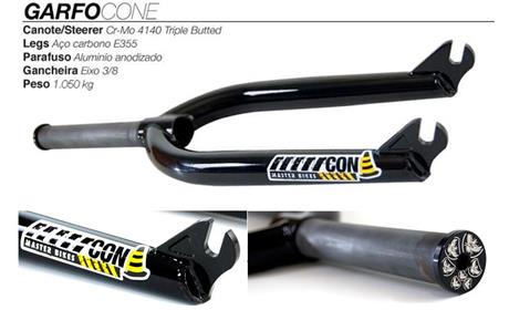 GARFO 20 MASTER CONE AÇO E-355 