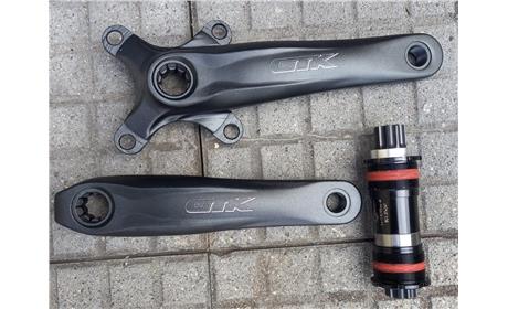 PEDIVELA GTK EL TORO BMX 170MM BCD 104MM PRETO ou BRANCO
