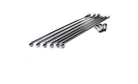 RAIO ARO 20 INOX 1/8 ou 3/8 p/ BIKES BMX EXPERT - JUNIOR ou MINI 36 UNID. INOX BRILHANTE