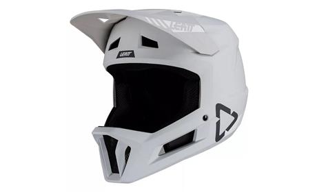 CAPACETE FULL FACE LEATT GRAVITY 1.0 CINZA CLARO INFANTIL