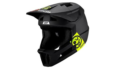 CAPACETE FULL FACE LEATT GRAVITY 1.0 PRETO INFANTIL