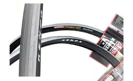 PNEU KENDA KONCEPT 24 x 1 IRON CAP K191 CADEIRA DE RODAS 110 PSI - ARAME CINZA