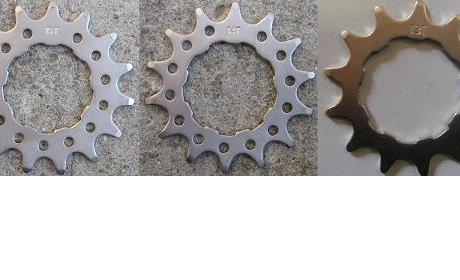 COG AÇO CRO-MO PADRÃO SHIMANO 13 a 18 DENTES