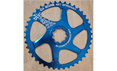 SUPER COG SPROCKETS DABOMB 1 x 10 42 DENTES AZUL