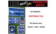 KIT ADESIVOS PARA QUADRO E BIKE BMX HOFFMAN TAJ AZUL — foto 1
