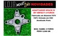 ADAPTADOR SPACE IV BY IMPACT BCD 104MM 4 FUROS PRETO — foto 1