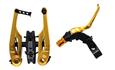 KIT FREIO BOX THREE V-BRAKE PRO 108MM DOURADO — foto 1