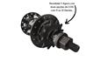 CASSETE MOB MTB KMX95 EIXO 10MM COG 11 ou 12 DENTES 32 FUROS p/ DISCO — foto 4