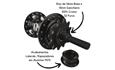 CASSETE MOB MTB KMX95 EIXO 10MM COG 11 ou 12 DENTES 32 FUROS p/ DISCO — foto 2
