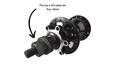 CASSETE MOB MTB KMX95 EIXO 10MM COG 11 ou 12 DENTES 32 FUROS p/ DISCO — foto 3