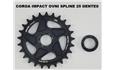COROA IMPACT OVNI SPLINE ( BY IMPACT ) 25 DENTES PRETA — foto 1
