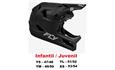 CAPACETE FLY RAYCE FULL FACE PRETO FOSCO JUVENIL / INFANTIL XS - 53/54  — foto 1