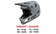 CAPACETE FLY RAYCE FULL FACE CINZA JUVENIL / INFANTIL Y/S 47/48 — foto 1