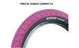 PNEU SUNDAY CURRENT V2 20 X 2.25 ou 2.40 ROSA / PRETO — foto 1