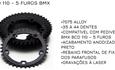 COROA NT IMPACT 5 FUROS BCD 110mm 34 a 45 DENTES — foto 1