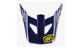 PALA CAPACETE 100% STATUS MIDNIGT METEOR AZUL ESCURO — foto 2