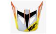 PALA CAPACETE 100% STATUS D-DAY WHITE BRANCO — foto 2